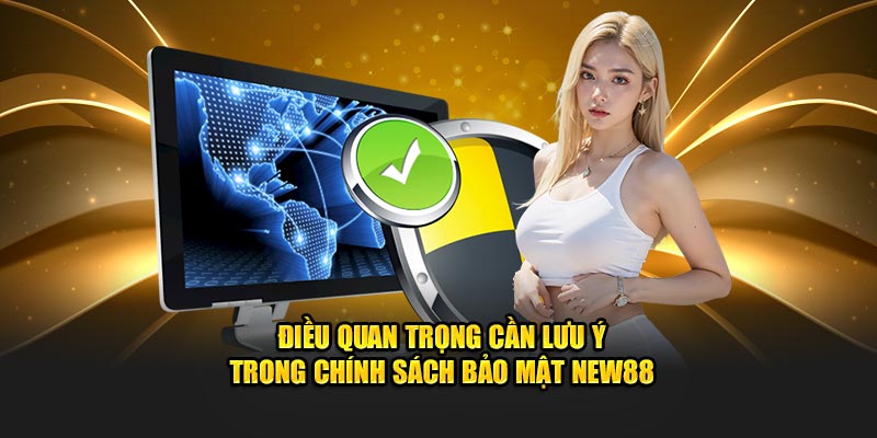 Điều quan trọng cần lưu ý trong chính sách bảo mật New88